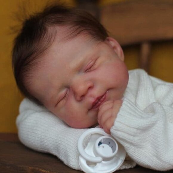 ❤️ 18 inch Boy Soft Cloth Body Sleeping Reborn Baby Doll - Picture 3 of 9